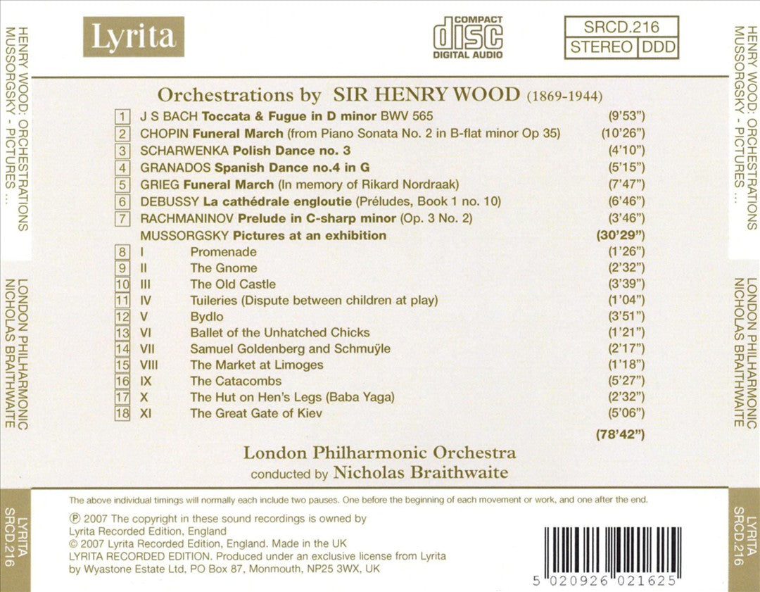 Orchestrations by Sir Henry Wood cover art