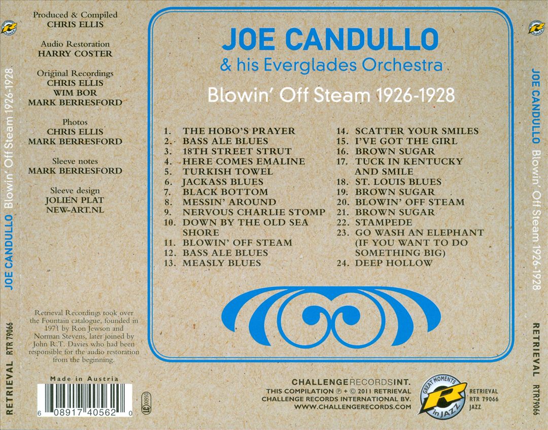 Blowin' Off Steam 1926-1928 cover art