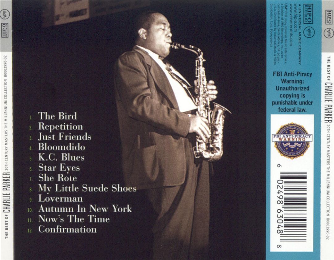 20th Century Masters - The Millennium Collection: The Best of Charlie Parker cover art