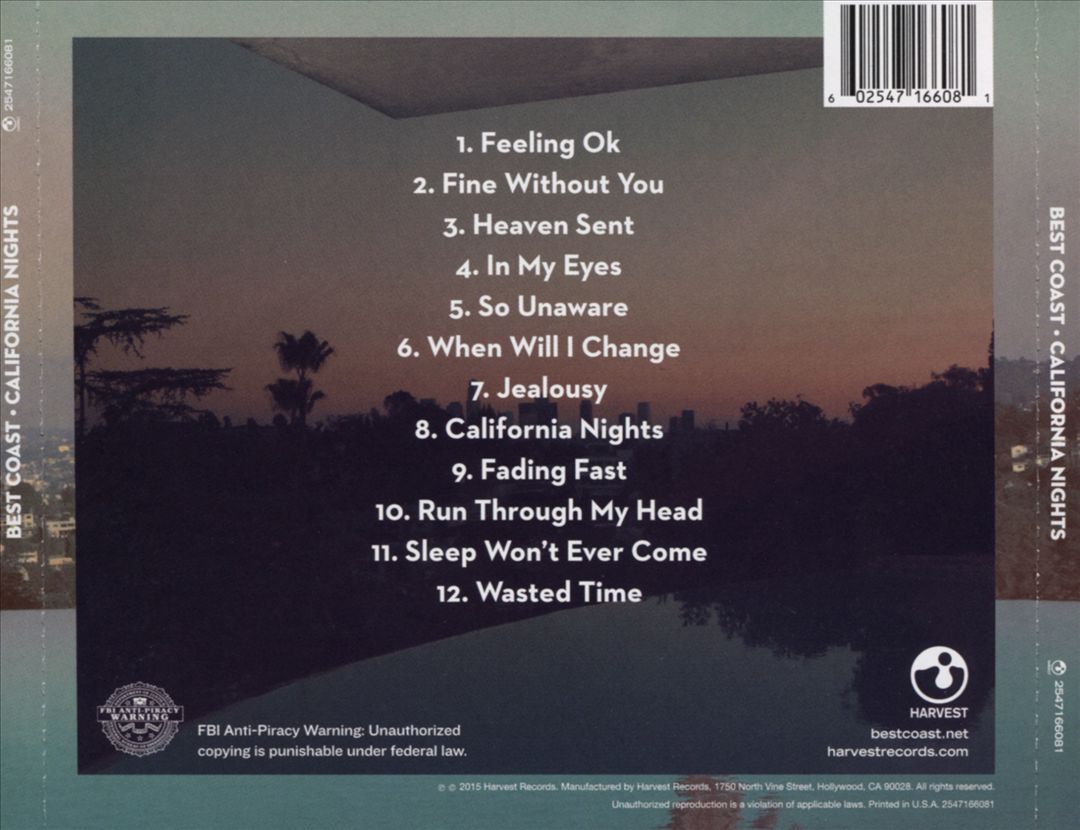 California Nights cover art