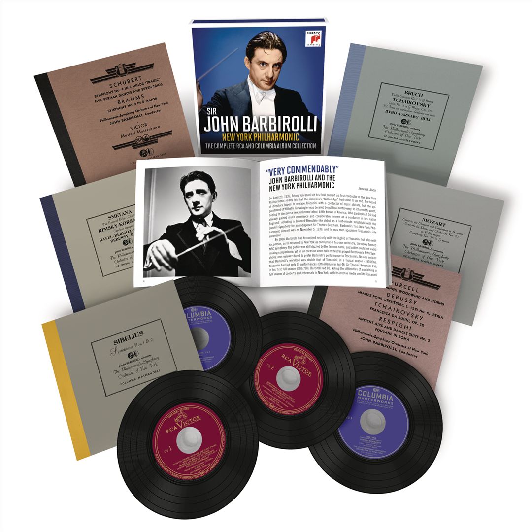 Sir John Barbirolli & New York Philharmonic: The Complete RCA and Columnbia Album Collection cover art