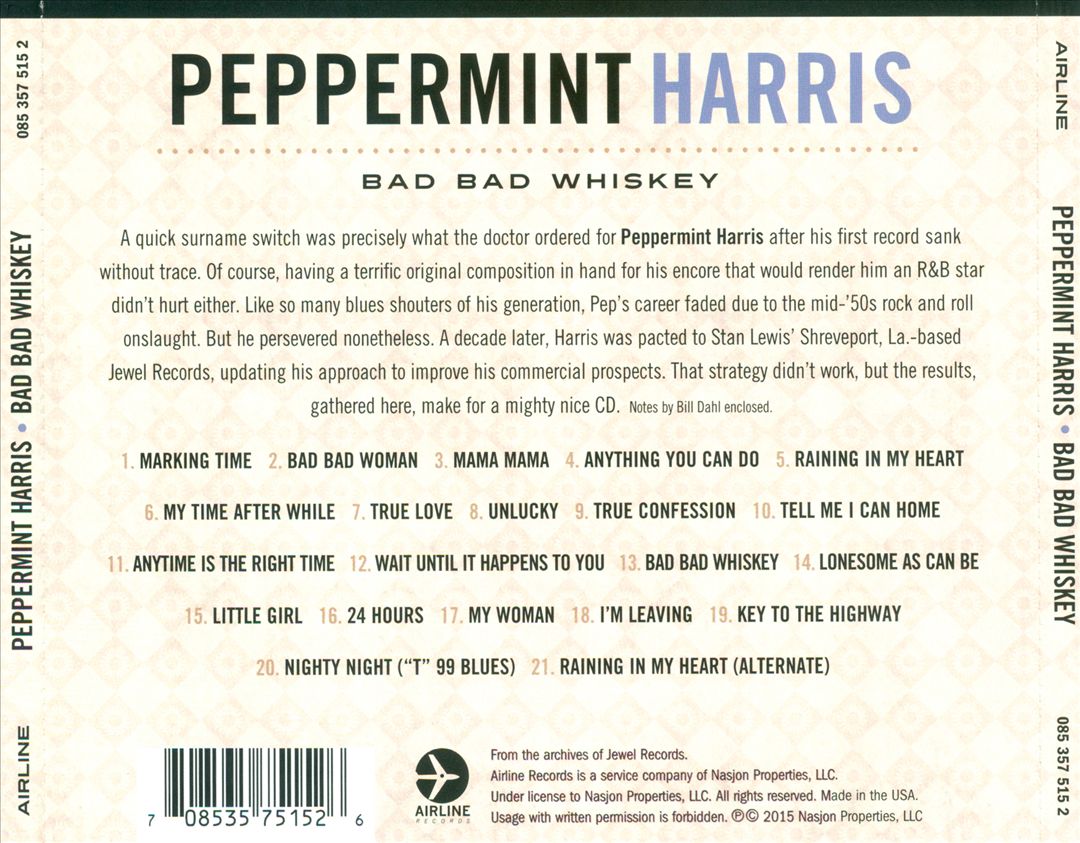 Bad Bad Whiskey: The Jewel Records Sessions cover art