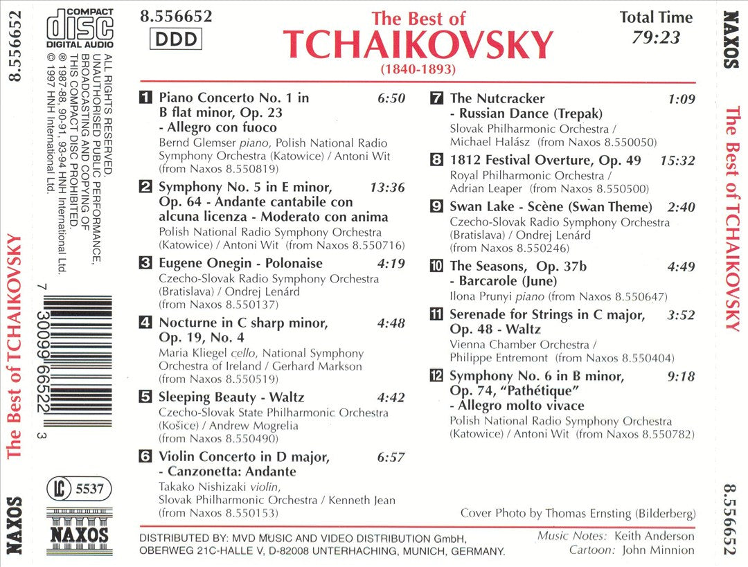 Best of Tchaikovsky cover art