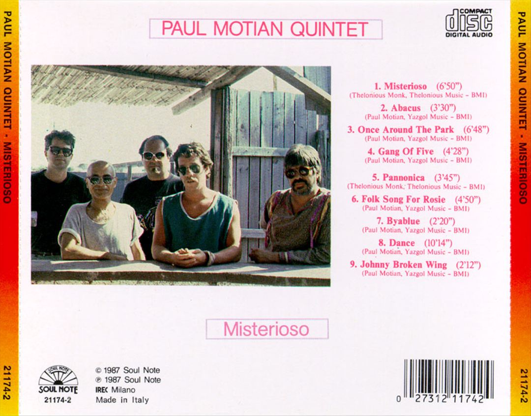 Misterioso cover art