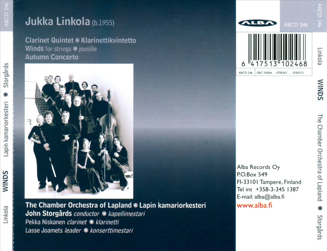 Jukka Linkola: Winds cover art