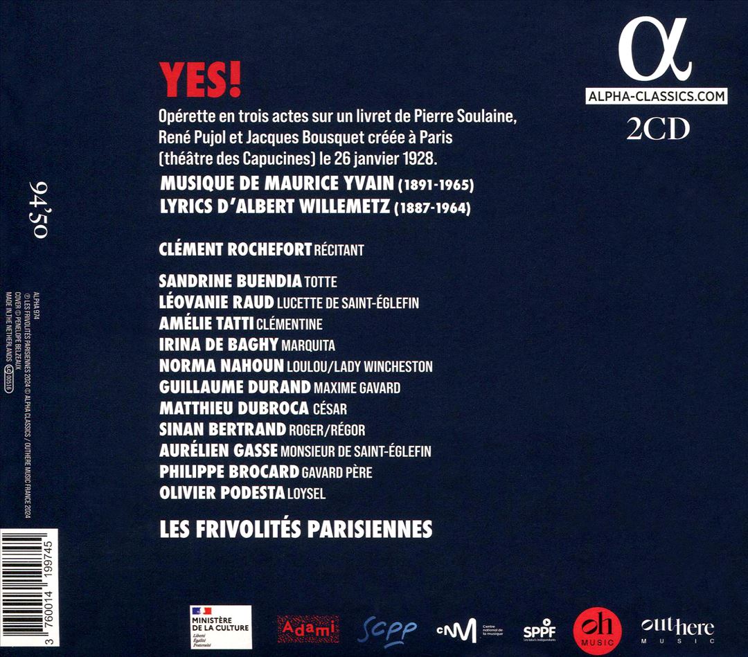 Yvain/Willemetz: Yes! cover art