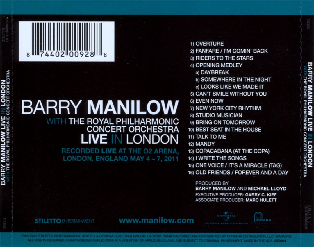 Live in London cover art