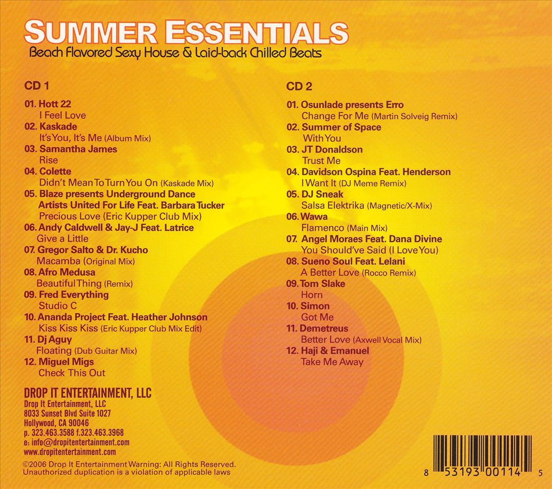Summer Essentials cover art