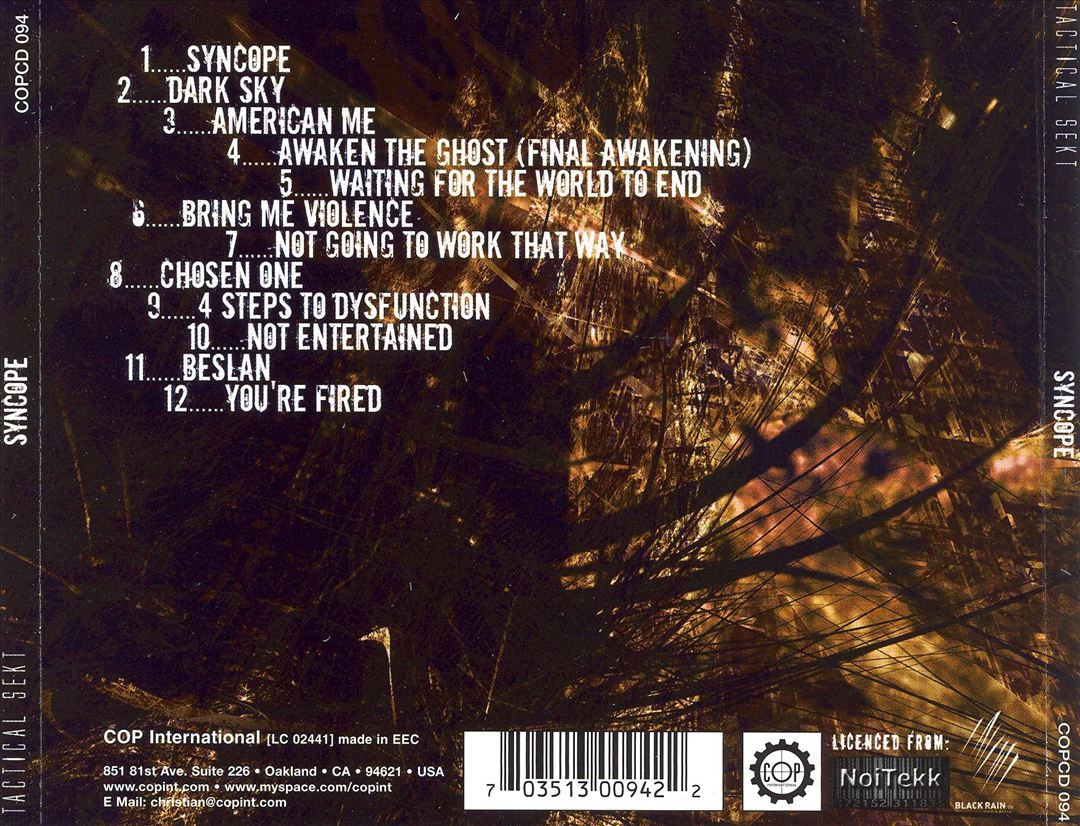 Syncope cover art