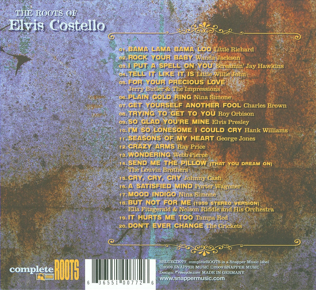 Roots of Elvis Costello cover art