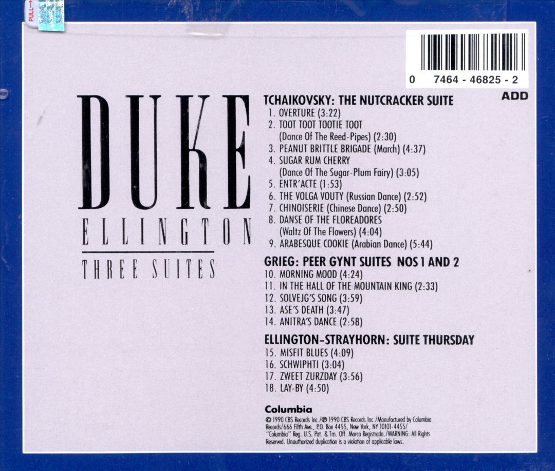 Duke Ellington: Three Suites cover art