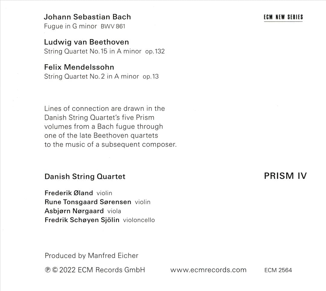 Prism IV: Beethoven, Mendelssohn, Bach cover art