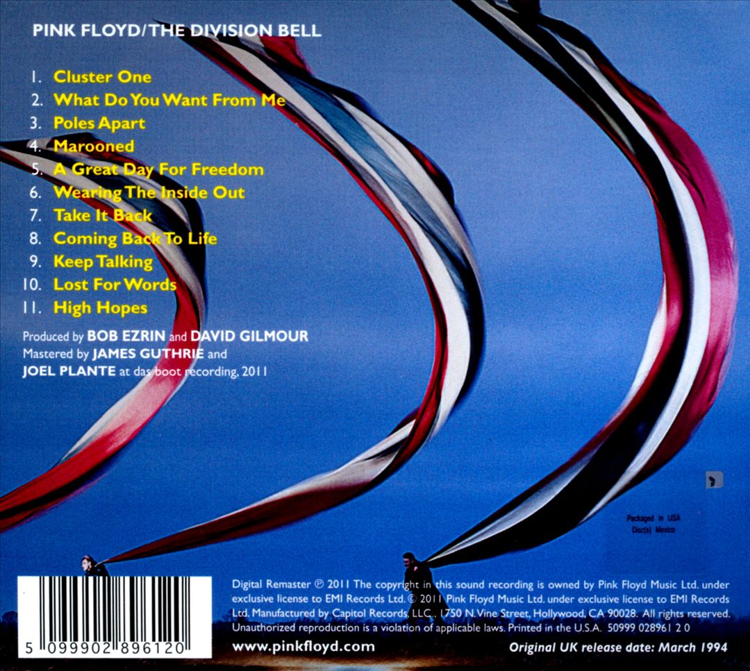 Division Bell cover art