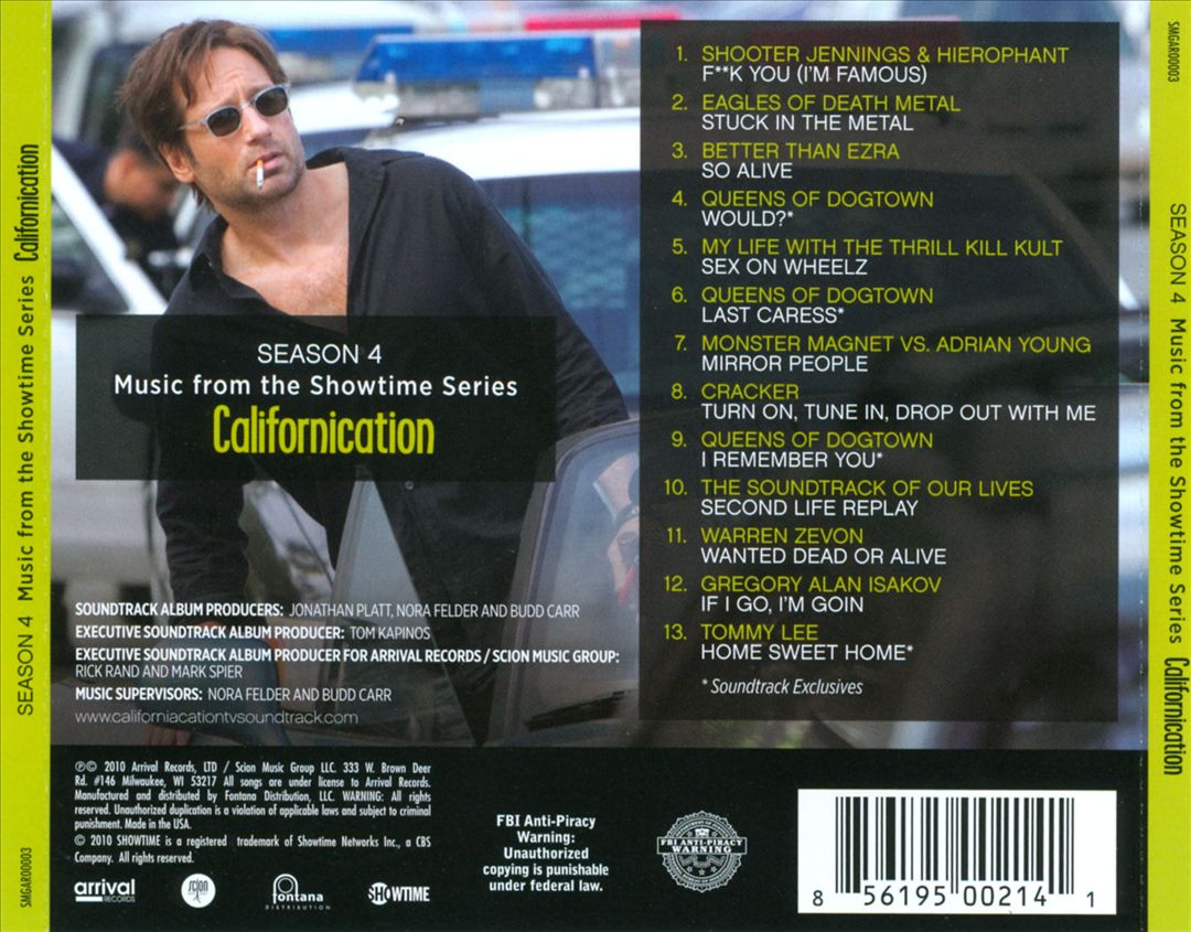 Californication, Season 4: Music from the Showtime Series cover art