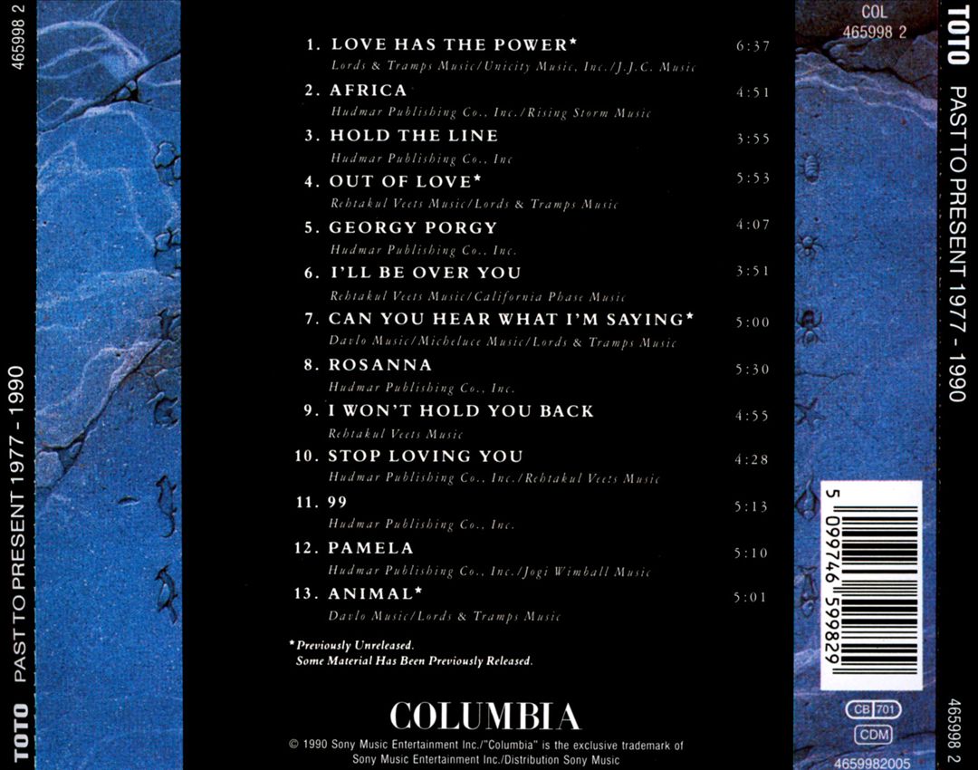 Past to Present 1977-1990 cover art