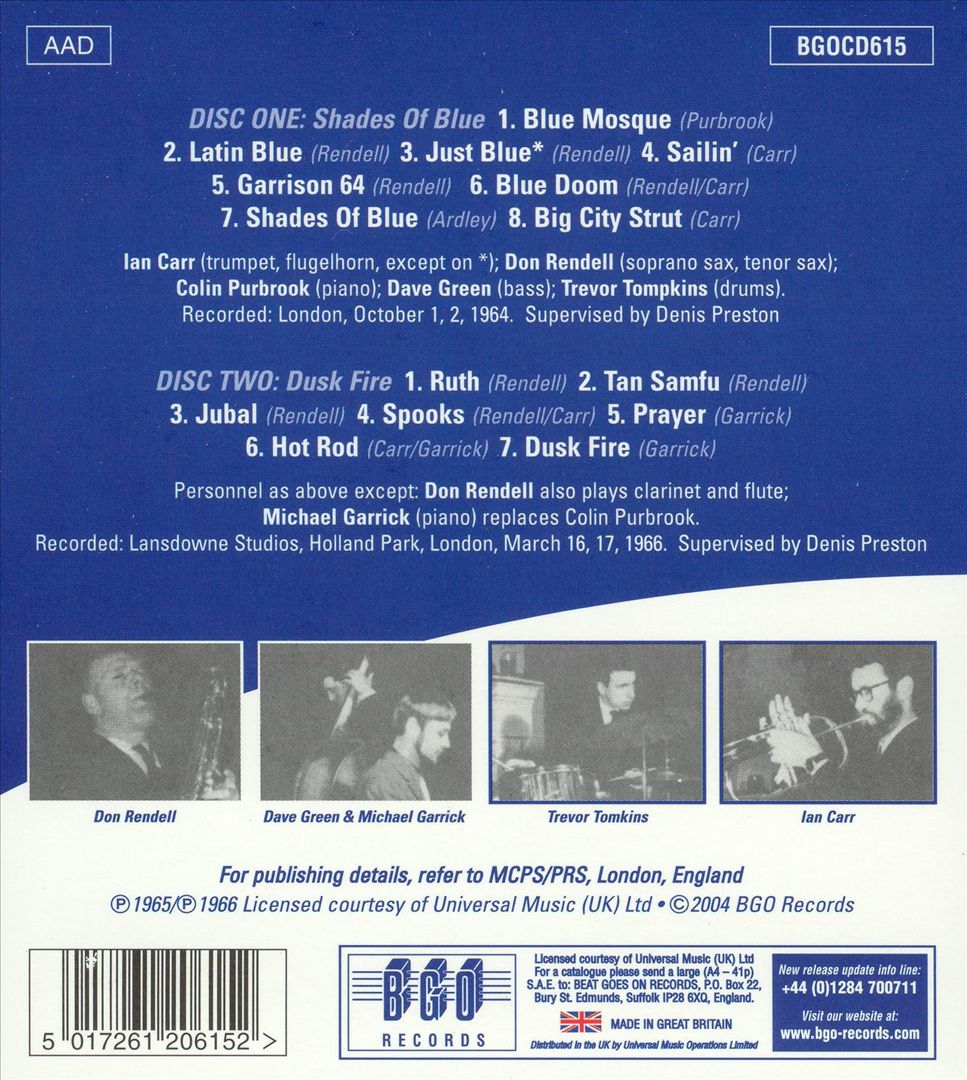 Shades of Blue/Dusk Fire cover art