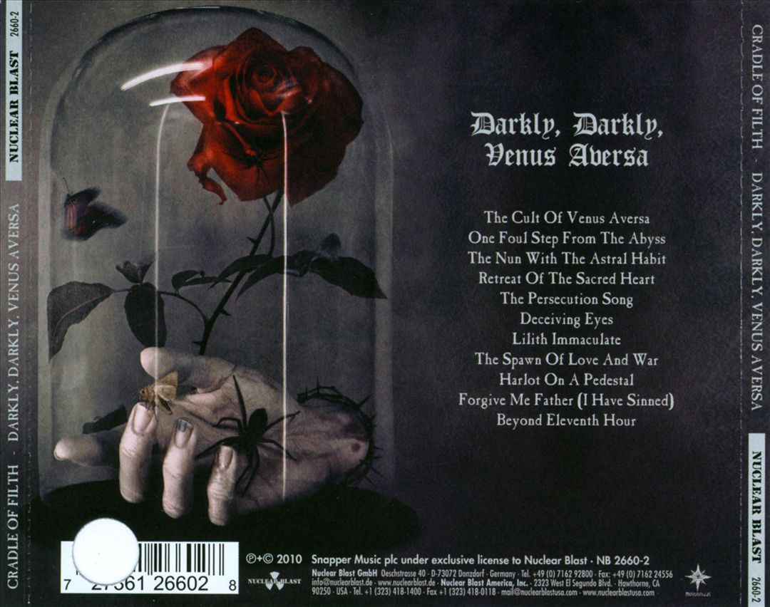 Darkly, Darkly, Venus Aversa cover art
