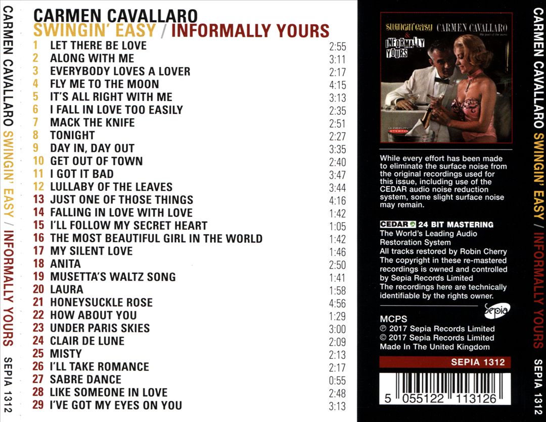 Swinging Easy/Informally Yours cover art