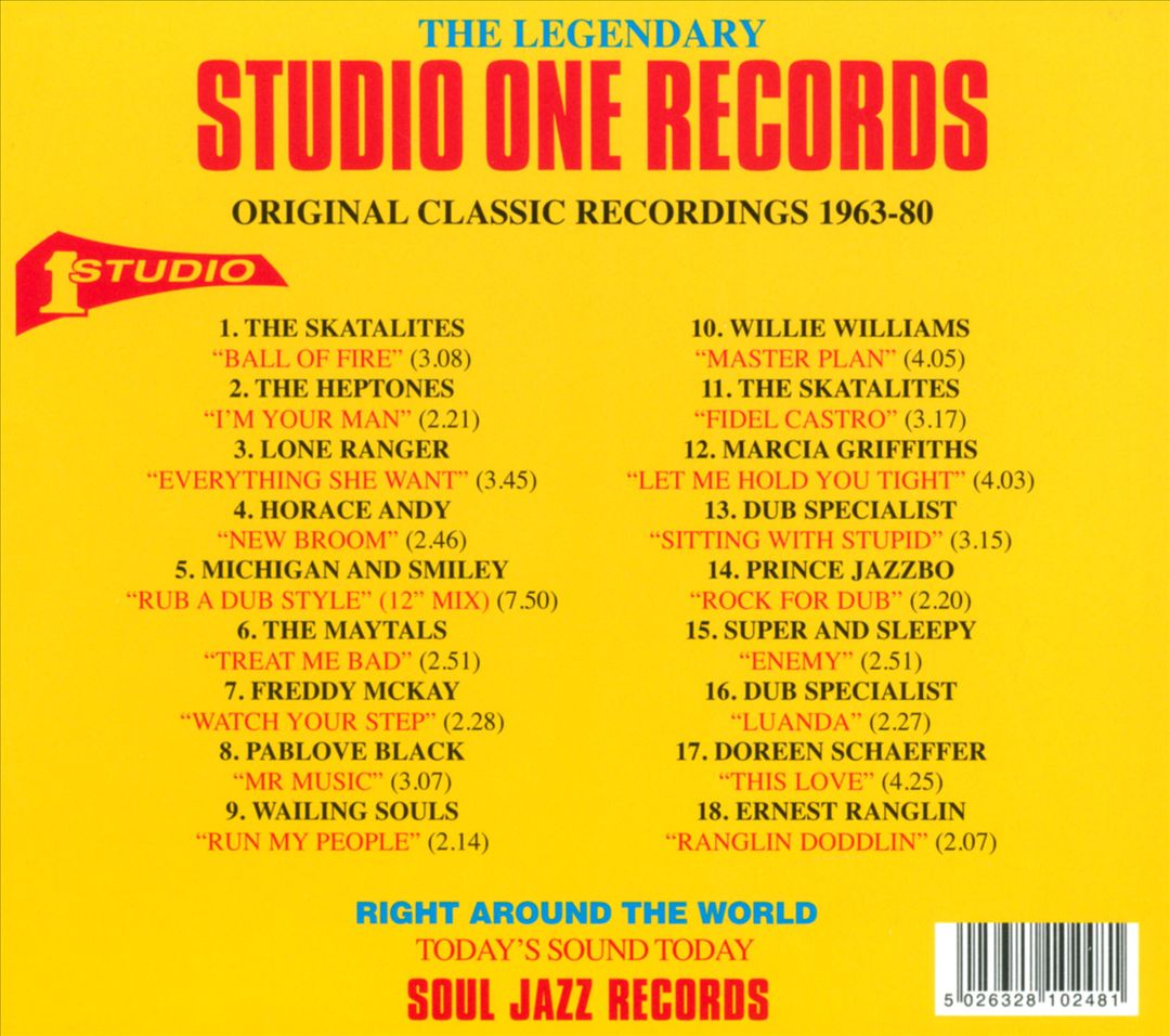 Legendary Studio One Records: Recordings 1963-80 cover art
