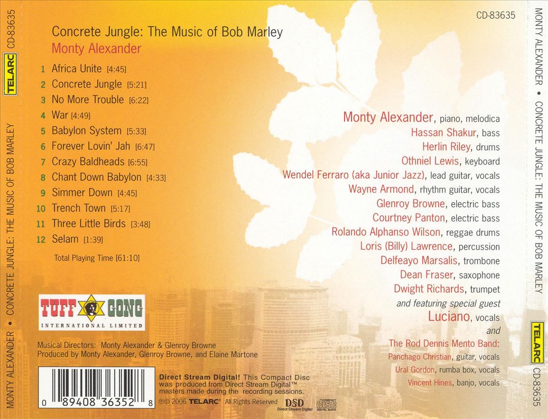 Concrete Jungle: The Music of Bob Marley cover art