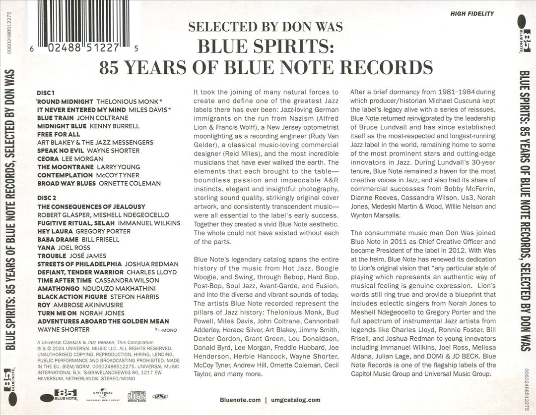 85 Years of Blue Note Records cover art