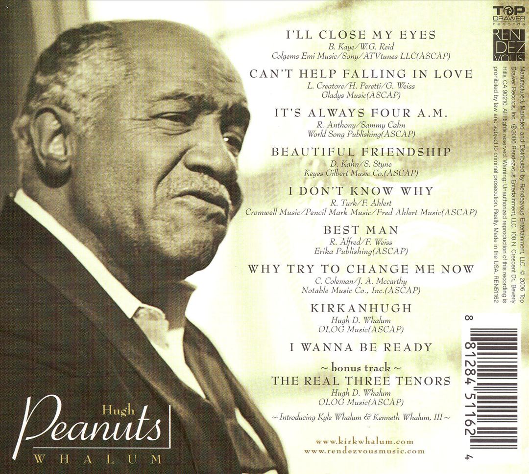 Peanuts Whalum cover art