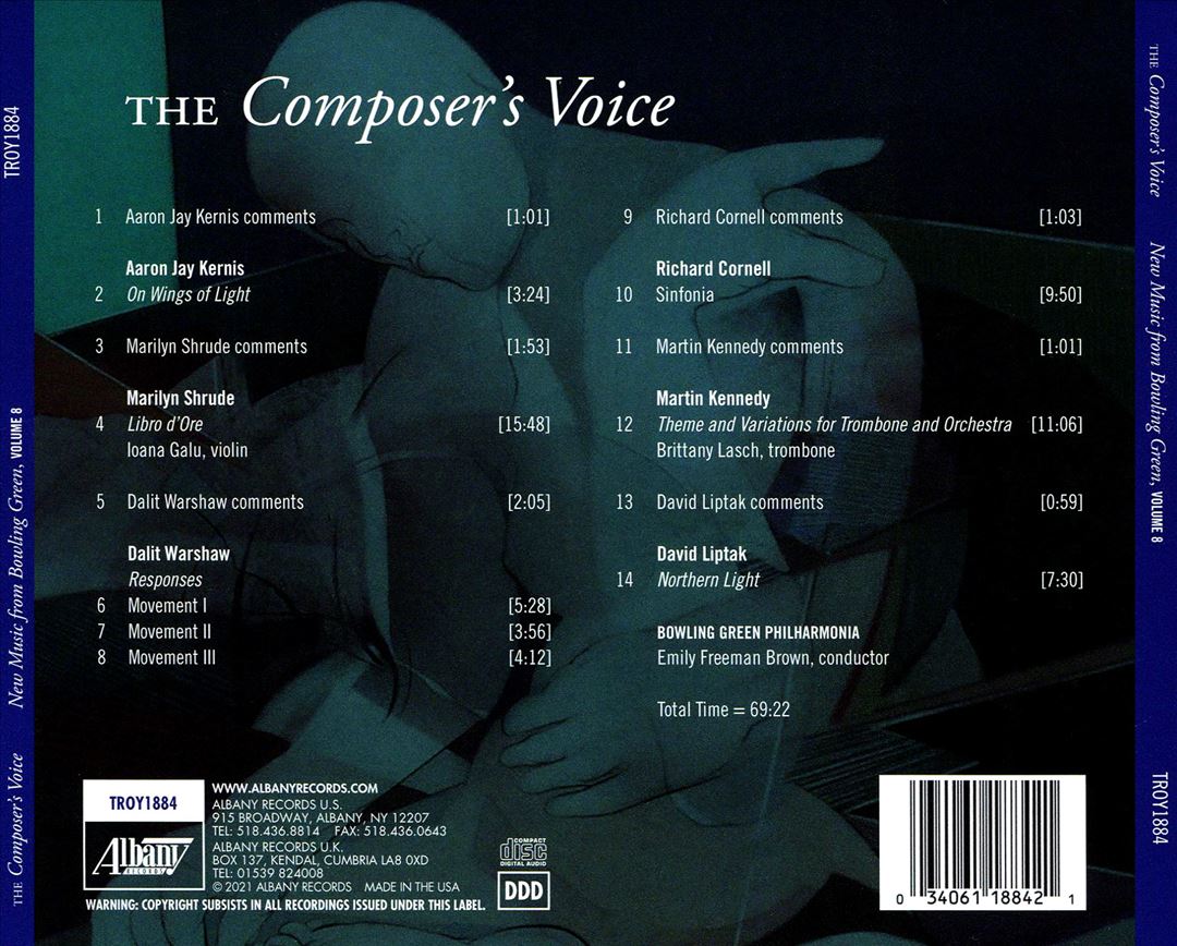 Composer's Voice: New Music from Bowling Green, Vol. 8 cover art