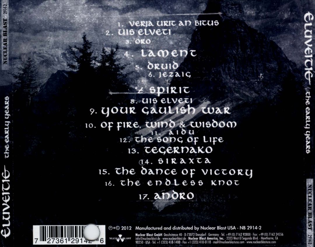 Early Years cover art