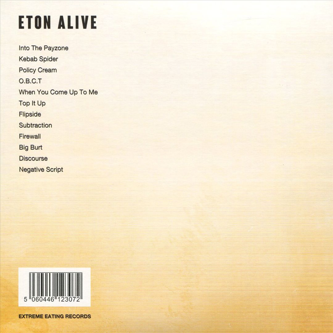 Eton Alive cover art