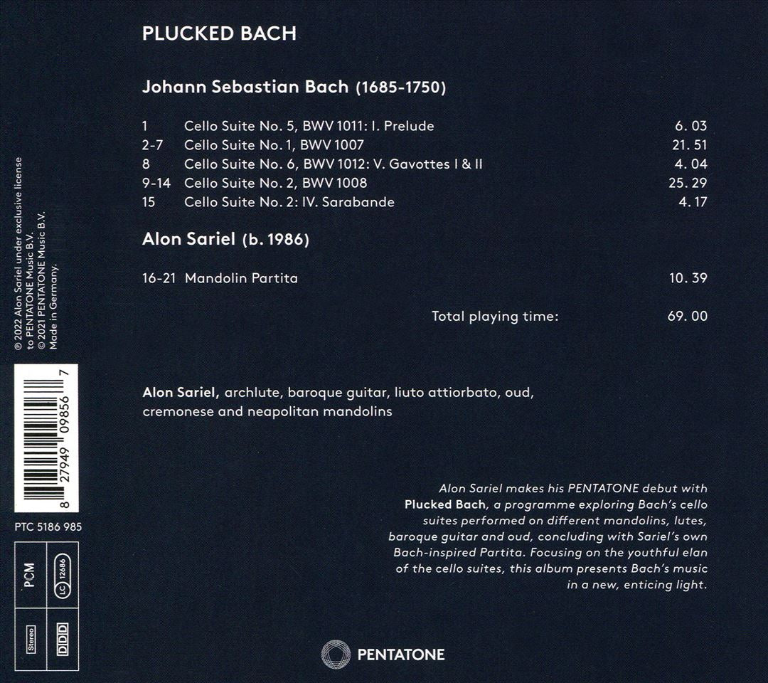 Plucked Bach cover art