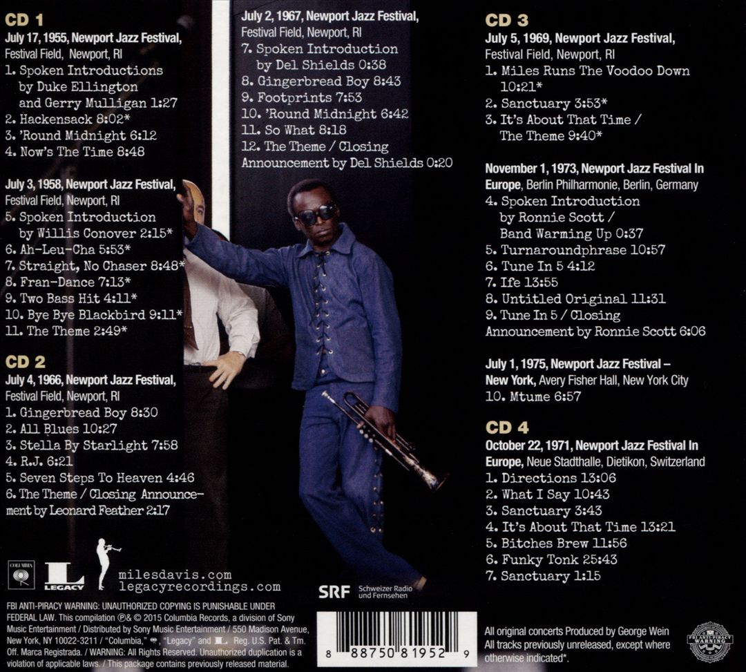 Miles Davis at Newport: 1955-1975 - The Bootleg Series, Vol. 4 cover art