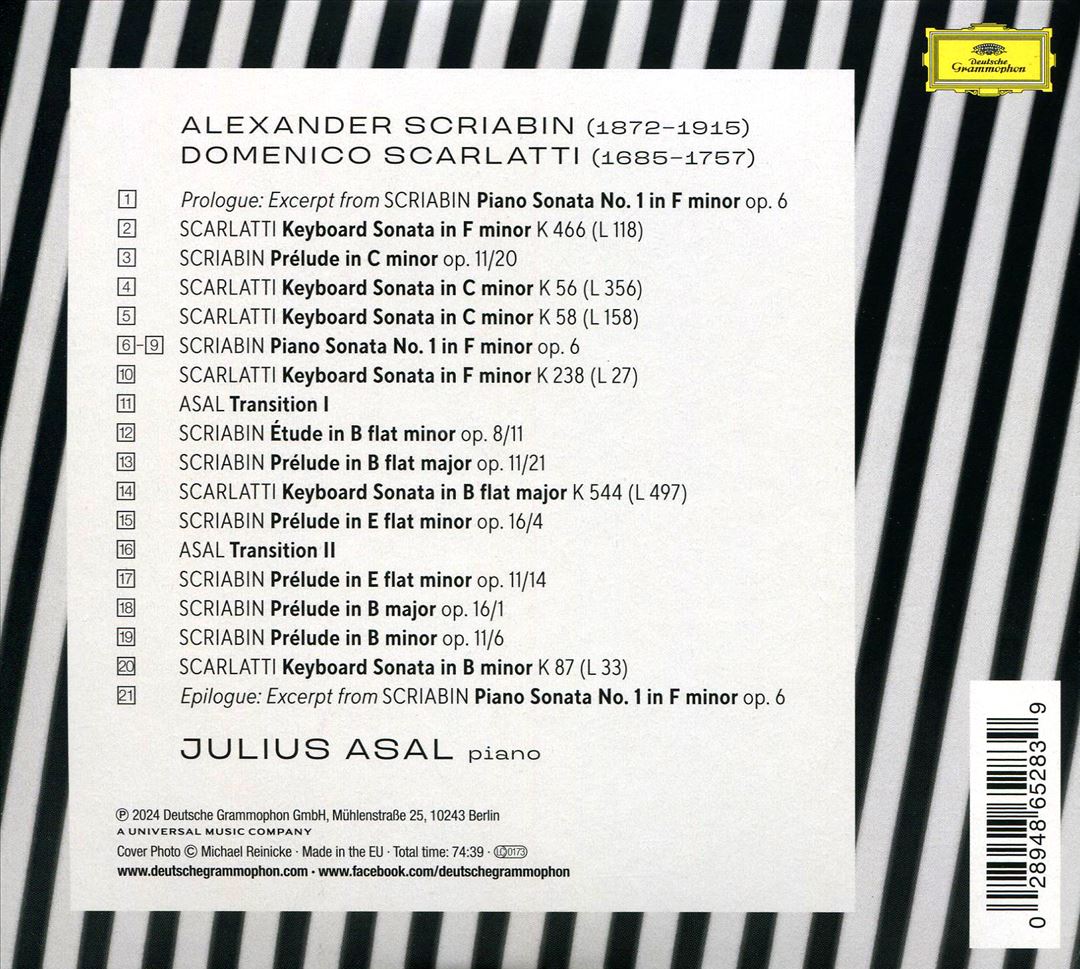 Scriabin, Scarlatti cover art