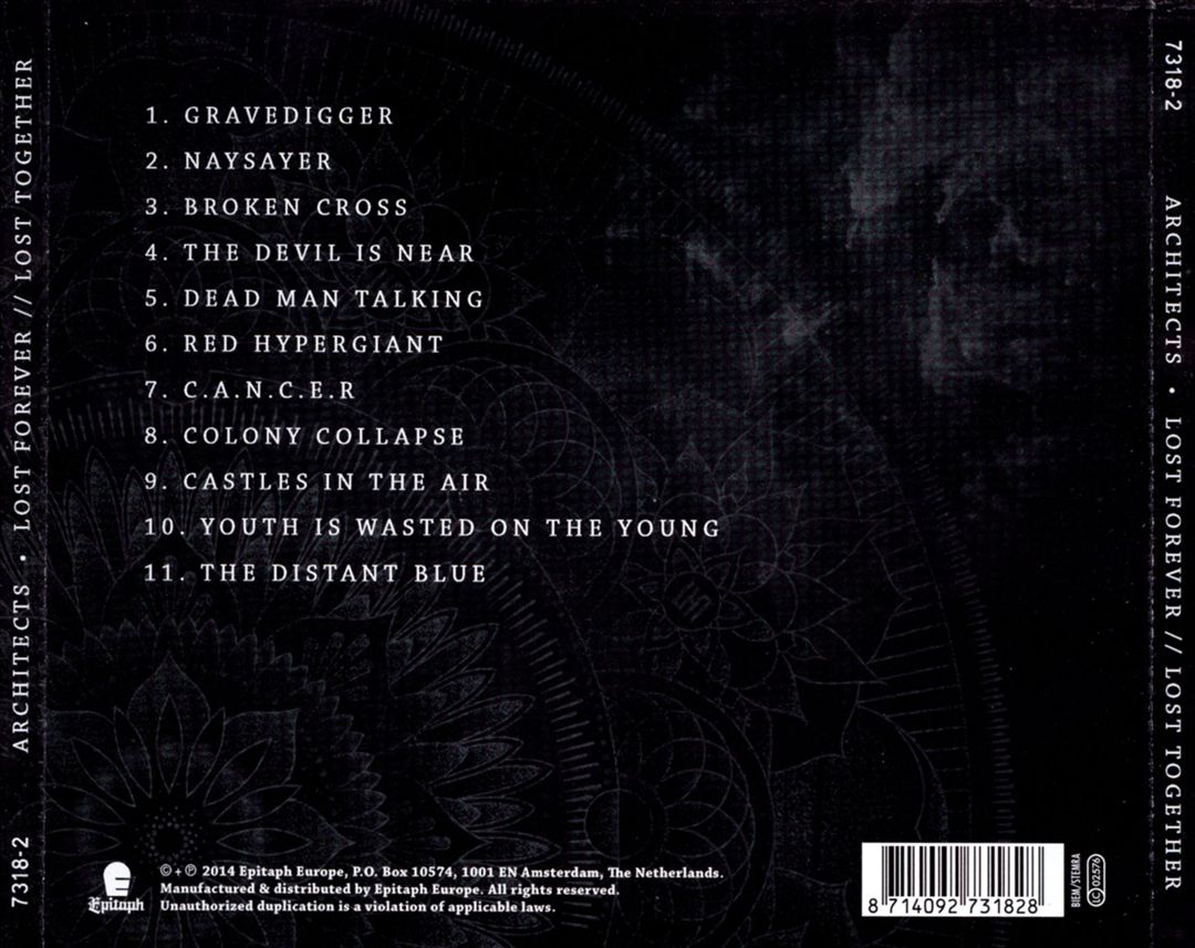 Lost Forever, Lost Together cover art