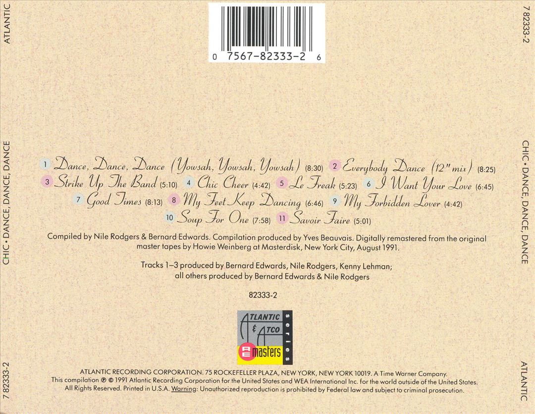 Dance, Dance, Dance: The Best of Chic cover art