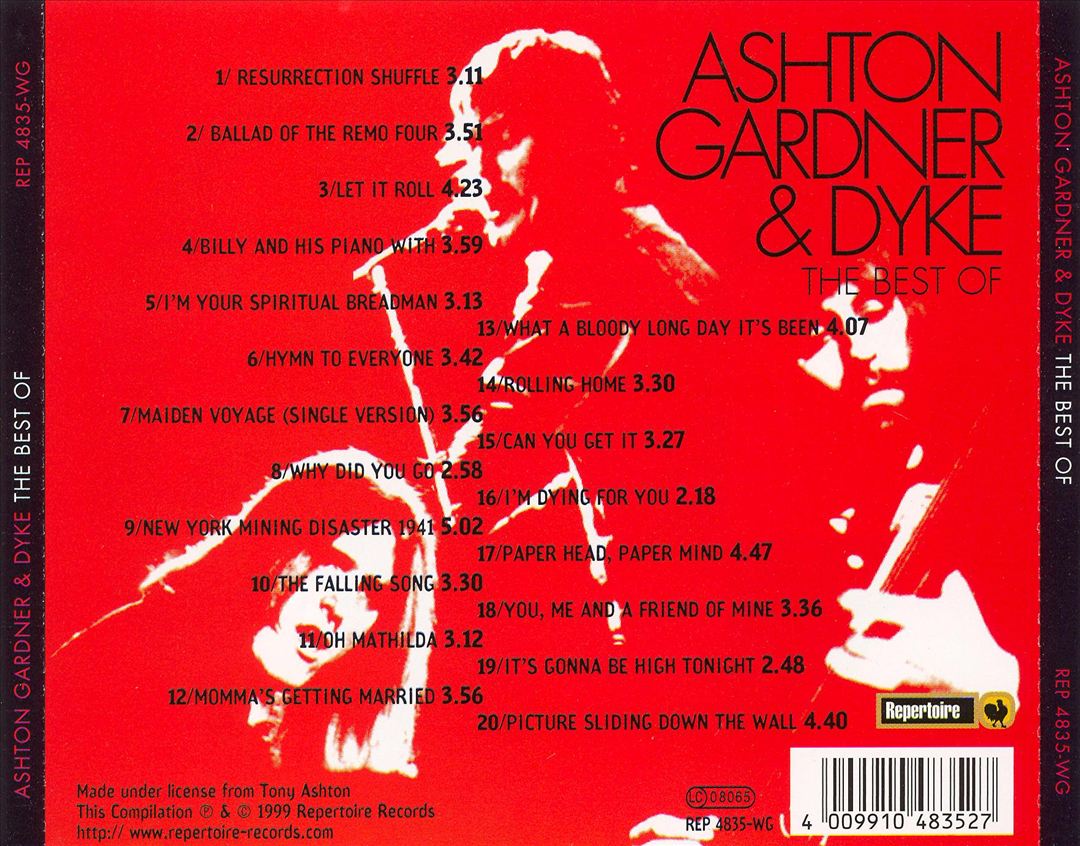 Best of Ashton, Gardner & Dyke cover art