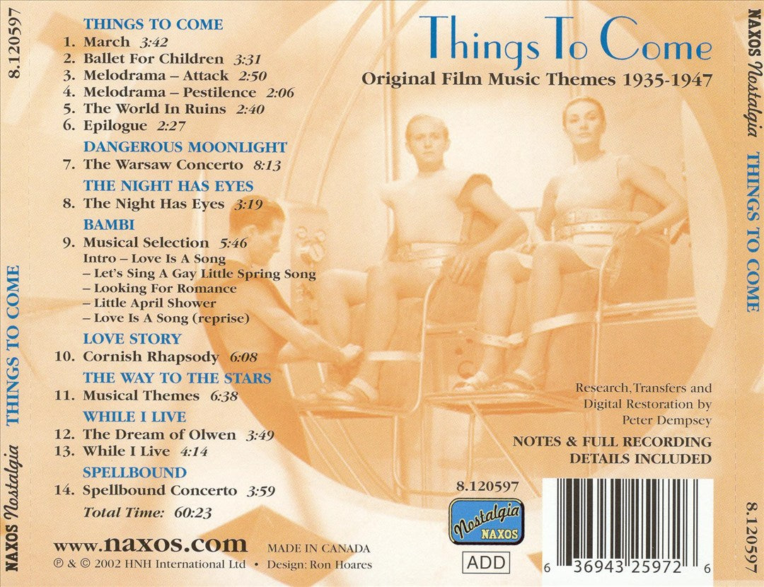 Things to Come: Original Film Music Themes 1935-1947 cover art