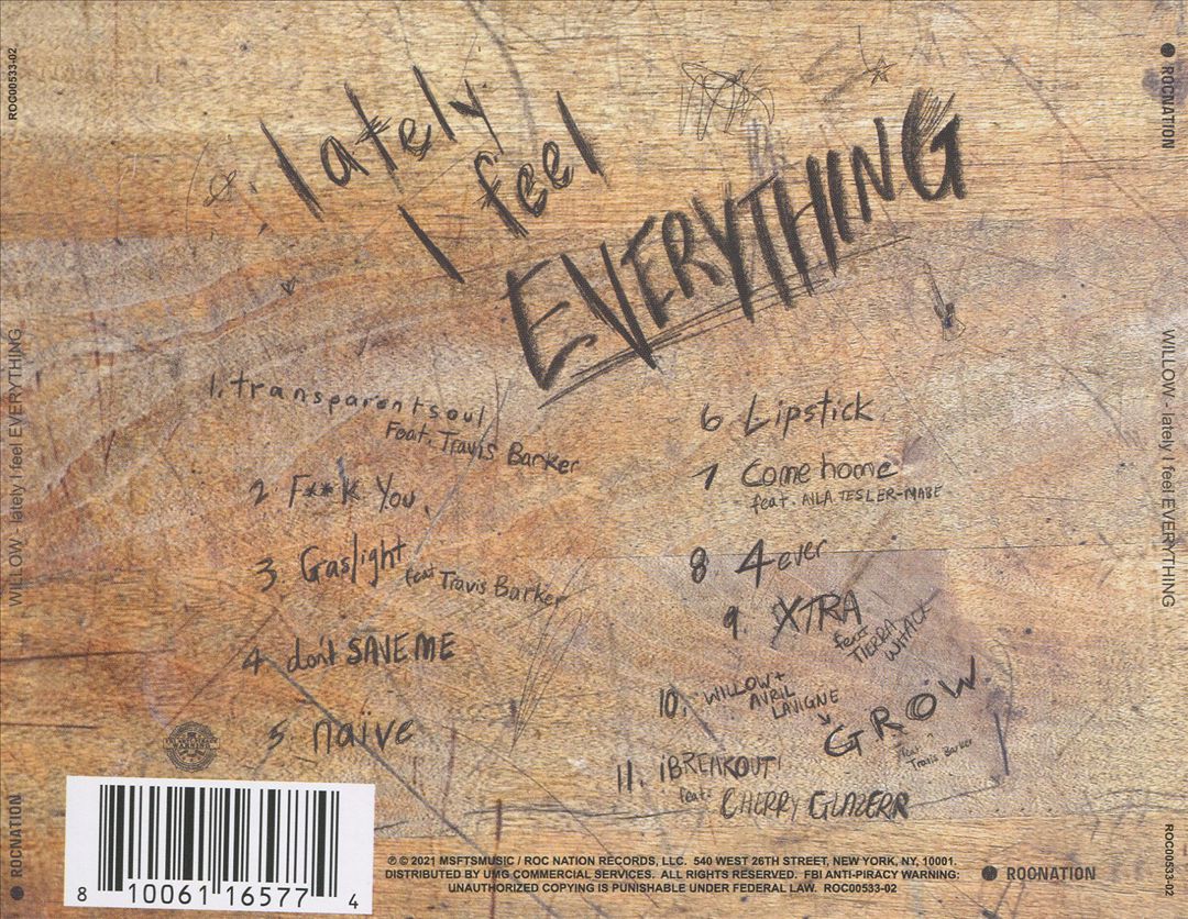 Lately I Feel Everything cover art