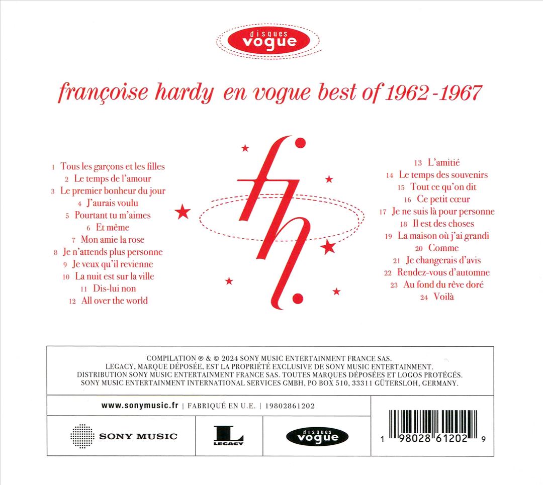 Françoise Hardy en Vogue: Best of 1962-1967 cover art