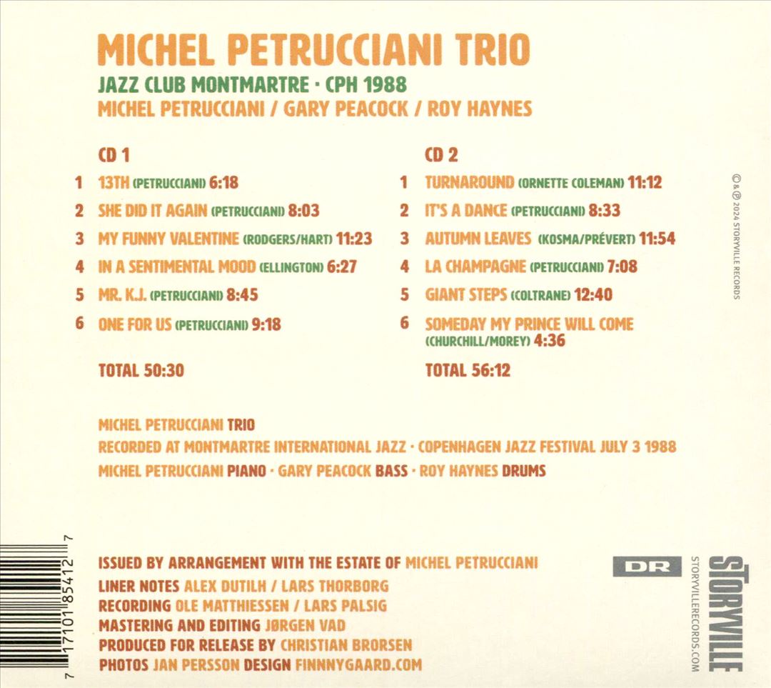 Jazz Club Montmartre: CPH 1988 cover art