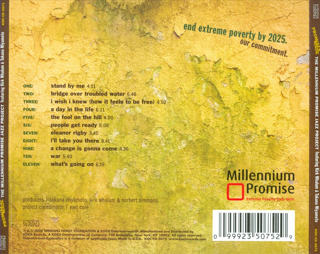 Promises Made: The Millennium Promise Jazz Project cover art