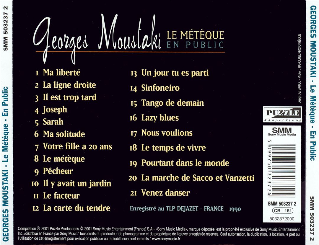 Métèque (En Public) cover art