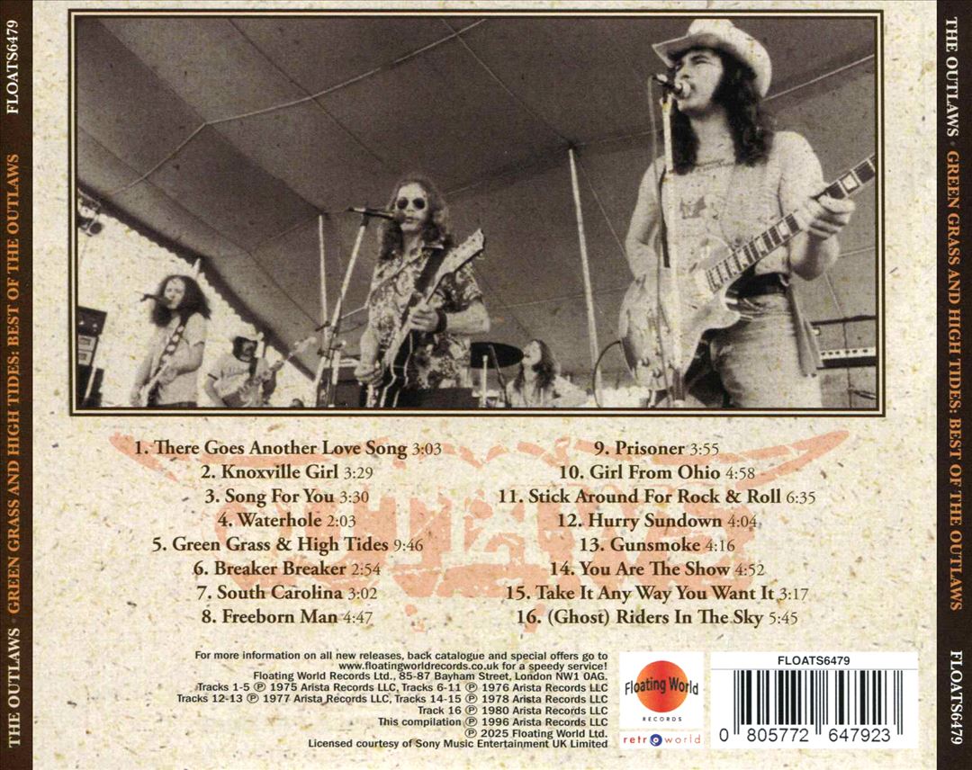 Best of the Outlaws: Green Grass and High Tides cover art