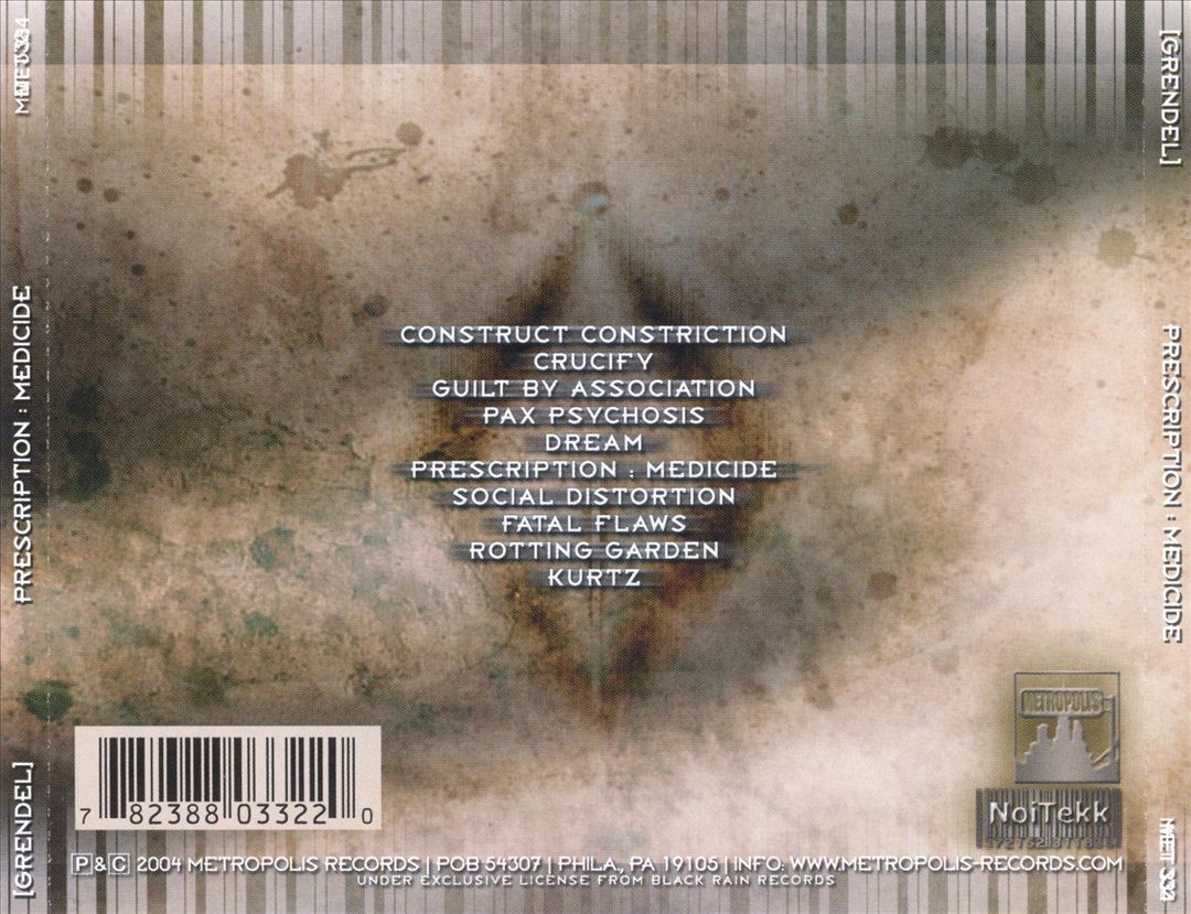 Prescription: Medicide cover art