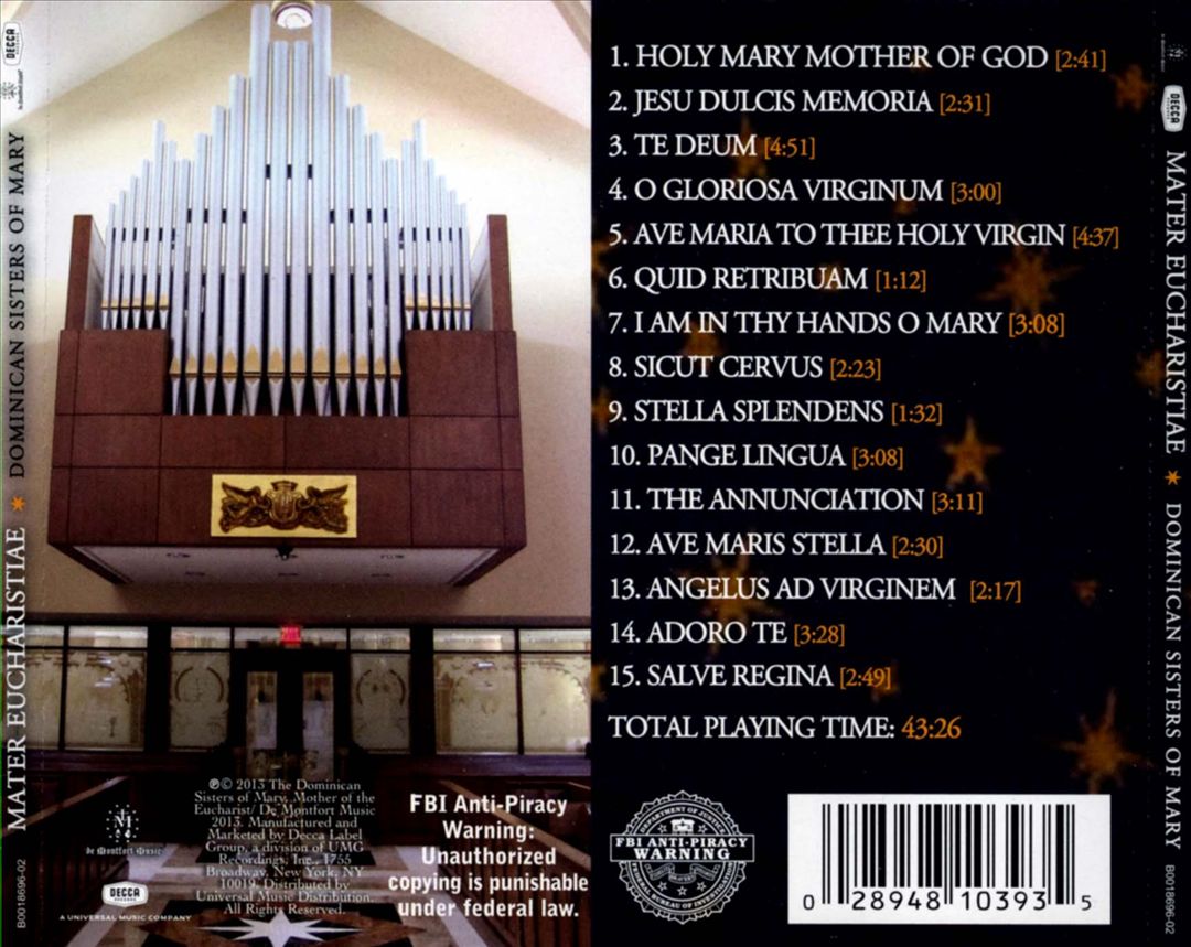 Mater Eucharistiae cover art