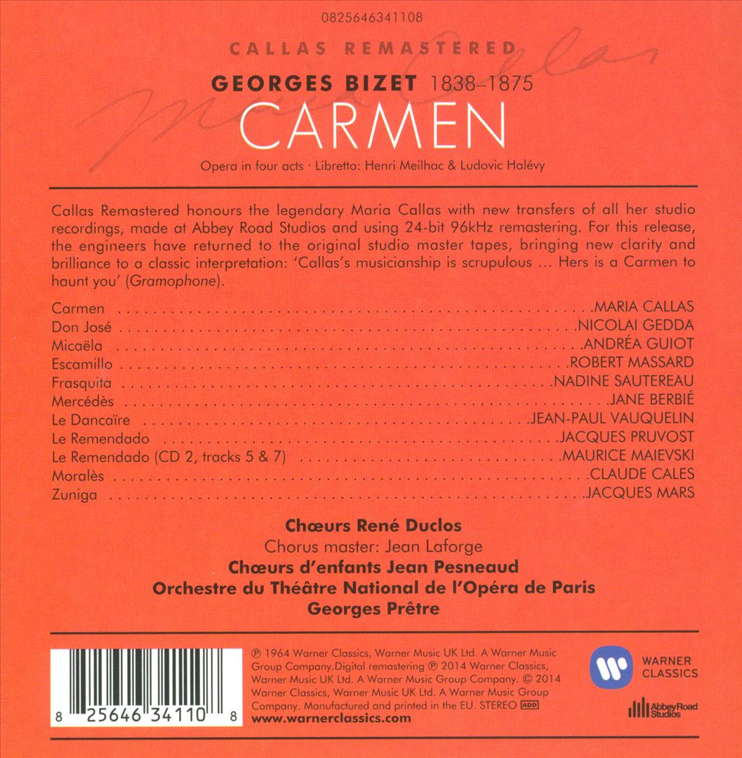 Bizet: Carmen cover art