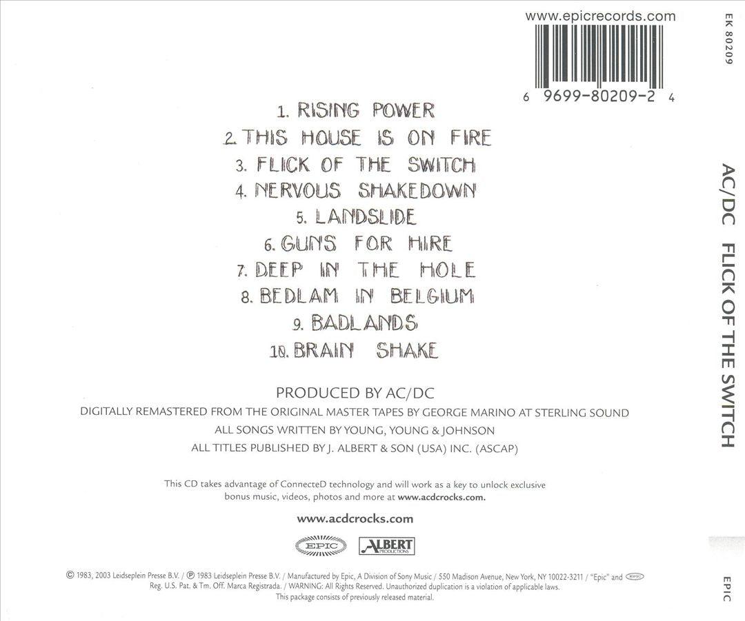 Flick of the Switch cover art