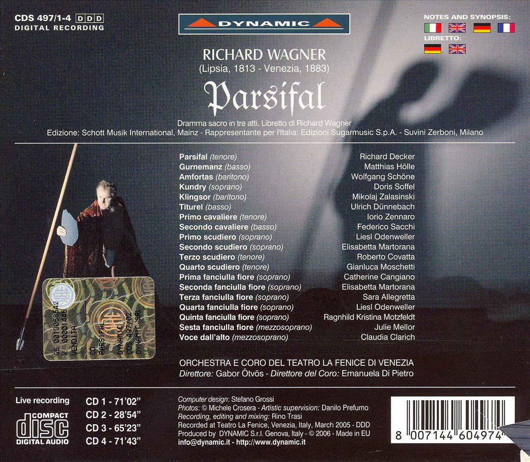 Wagner: Parsifal cover art