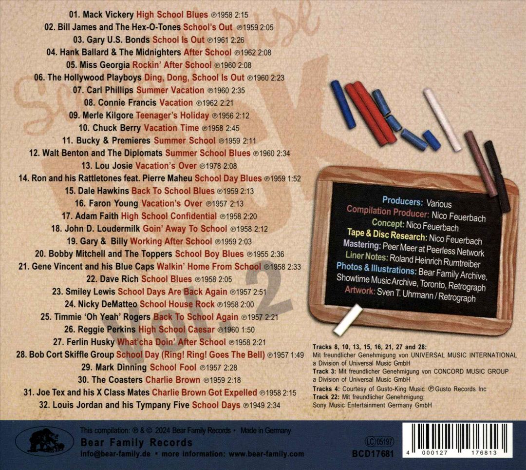 School House Rock, Vol. 2: School Is Out! cover art