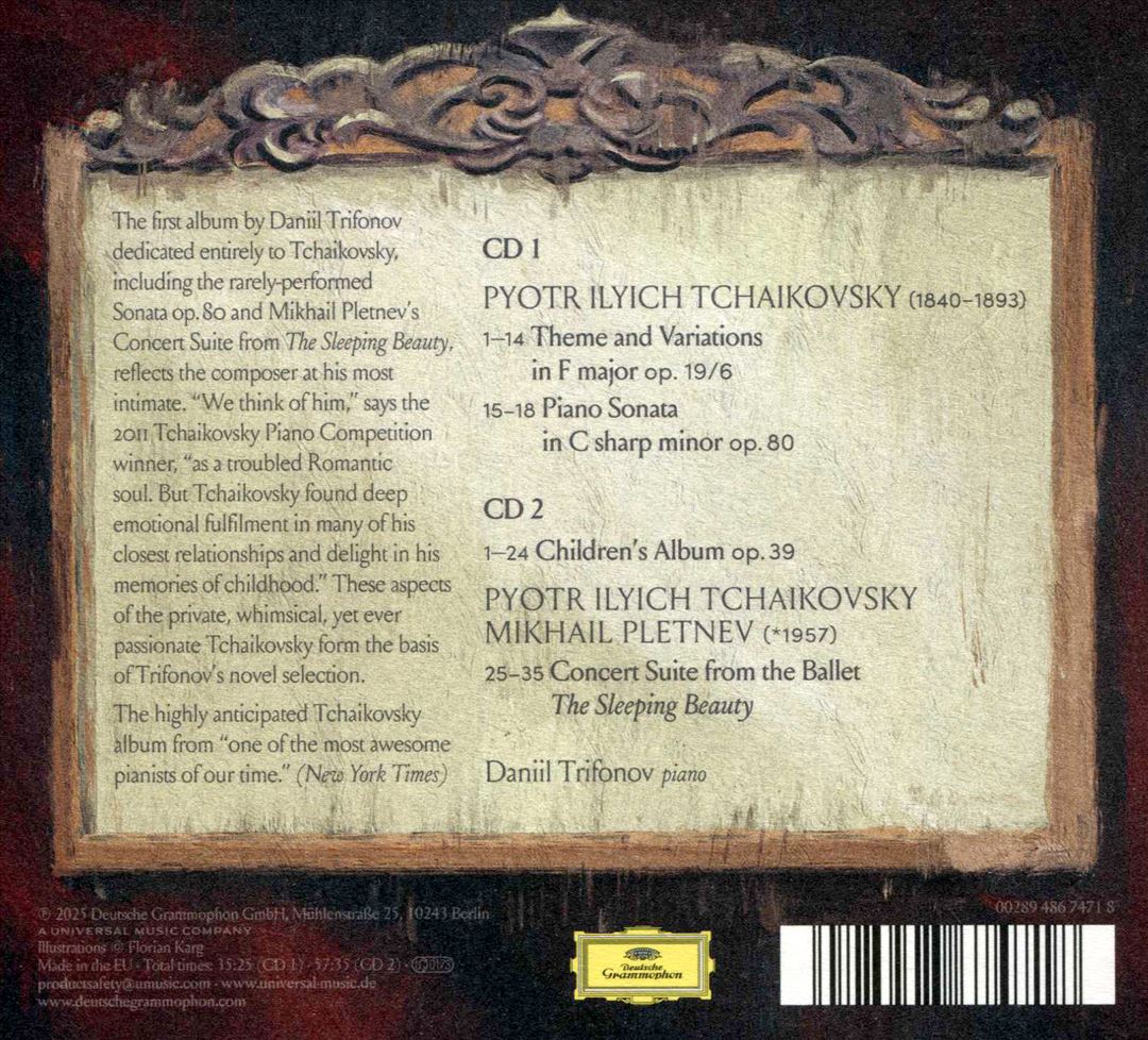 Tchaikovsky: The Sleeping Beauty; Children's Album; Piano Sonata Op. 80; Theme and Variations Op. 19/6 cover art