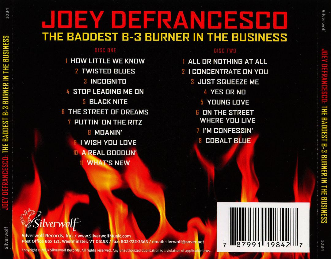 Baddest B-3 Burner in the Business cover art